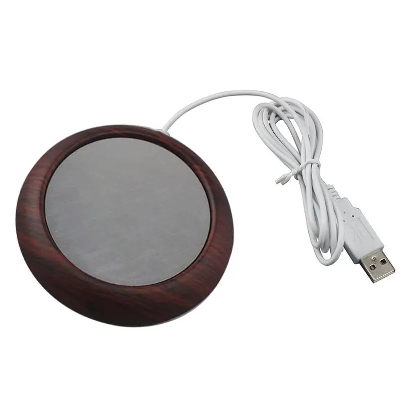 USB кофейная чашка Отопление Coaster домашний Winner Теплая бутылка Pad Чистый металл