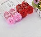 Ботинки Boiiwant для детской кроватки, мягкая Нескользящая хлопковая обувь для маленьких девочек, с цветами, для начинающих ходить детей от 0 до 18 месяцев