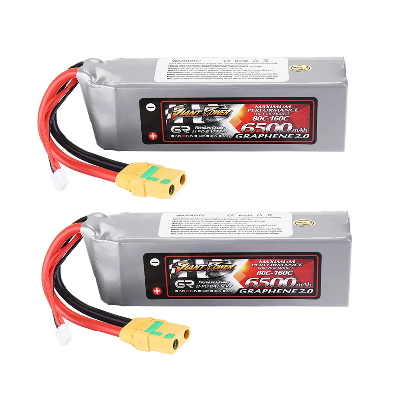 1 шт./2 шт. мощность Графен 2 0 11 В 6500 мАч 80C 3S XT90 S Lipo батарея для Arrma 1:8 4WD Nero BIG ROCK