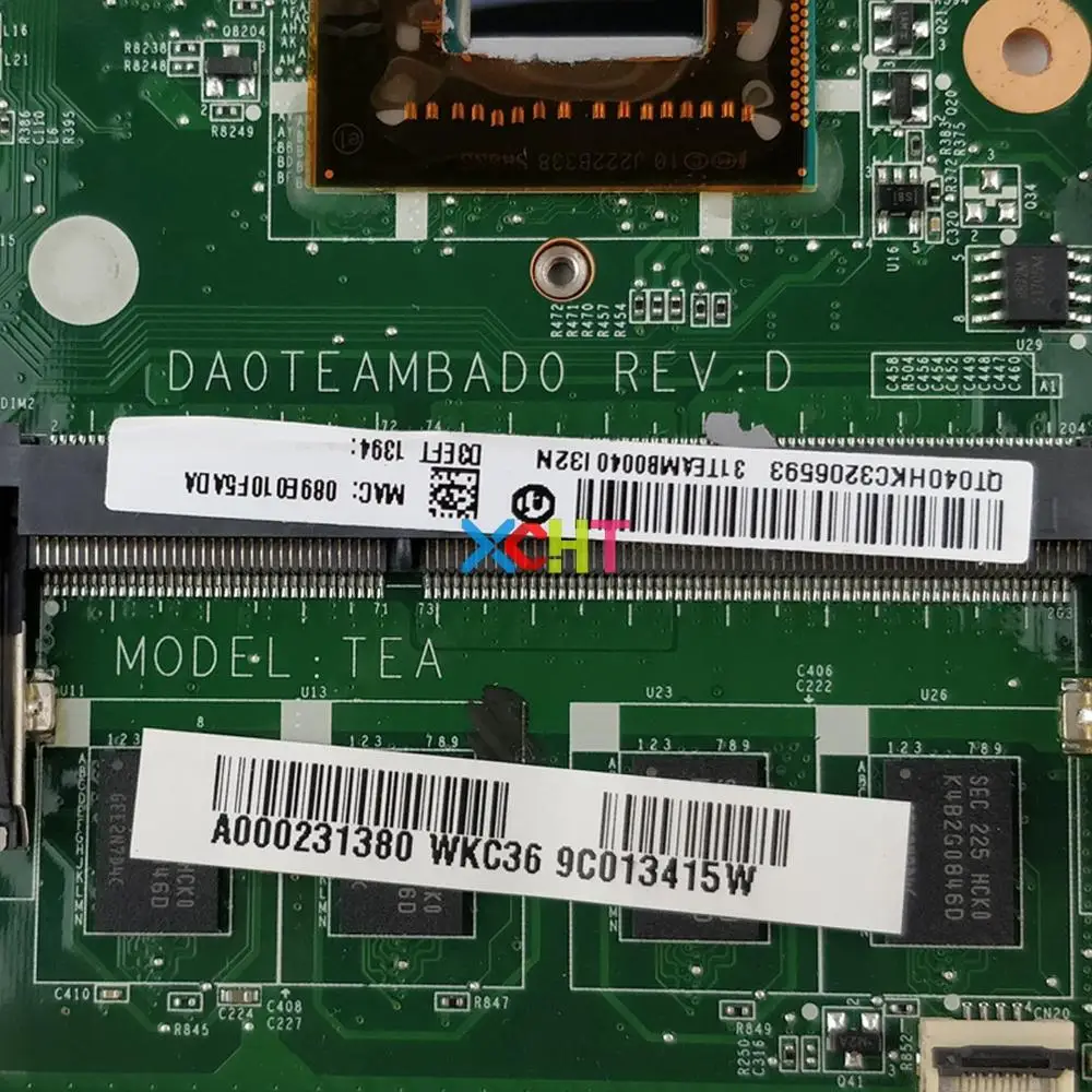 Системная плата A000231380 DA0TEAMBAD0 w I5-3317U CPU для ноутбука Toshiba Satellite U845W U840W | Компьютеры и
