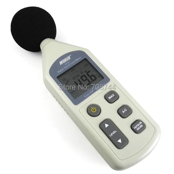 WS1361C 30 130dB LCD цифровой измеритель уровня звука шума децибел мониторинг
