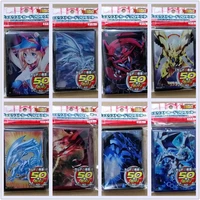 10 packs 500pcs yu gi oh card set anime yu gi oh yugioh emperor dragon series board games sleeves duelist card protector toy