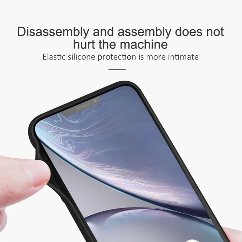 Чехлы для Iphone 6 7 6s 8 мягкий силиконовый матовый розовый чехол телефона X XS MAX милый