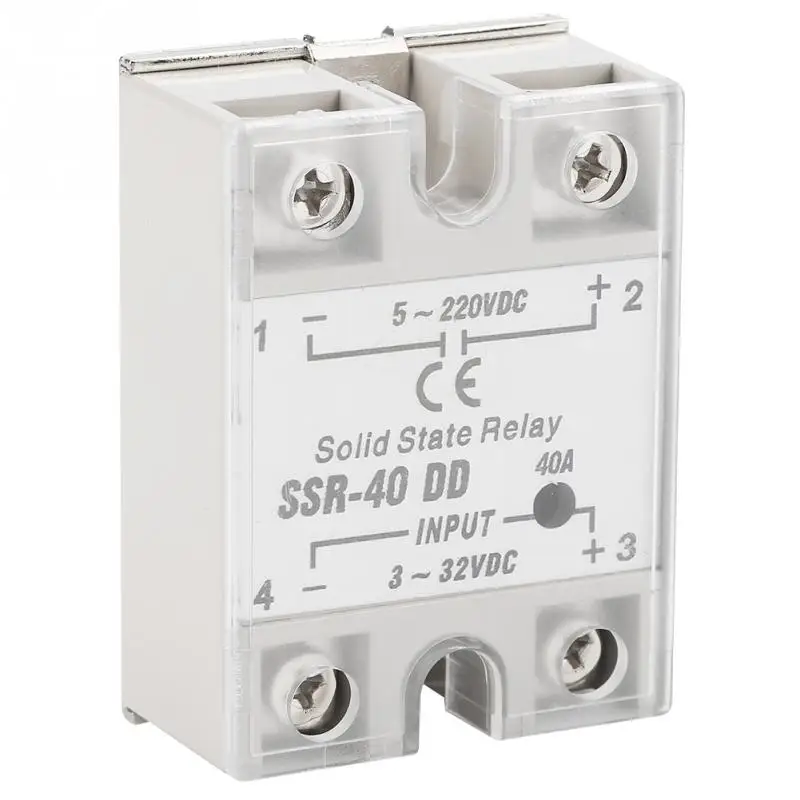 SSR 40 DD 40A 5 220VDC твердотельное реле для промышленного процесса автоматизации