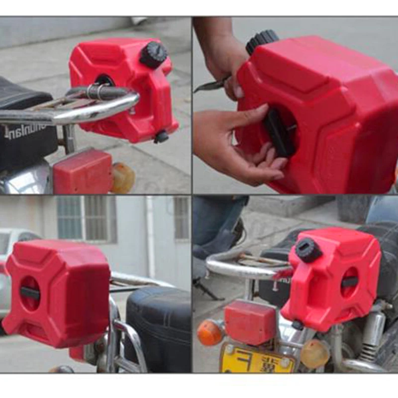 5L Красный Портативный Jerry Can газовая пластиковая канистра для топлива бензин ATV UTV