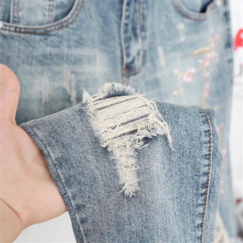 

Womens Jeans Denim Loose Slim Fitted Vintage Blue Harem Pants Plus Size Jeans Embroidered Jeans Pantalon Mezclilla Mujer 5XL