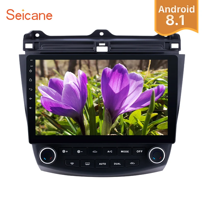 Автомагнитола Seicane 2DIN Android 9 0 10 1 дюйма GPS мультимедийный плеер для Honda Accord 7 2003 2004 2005