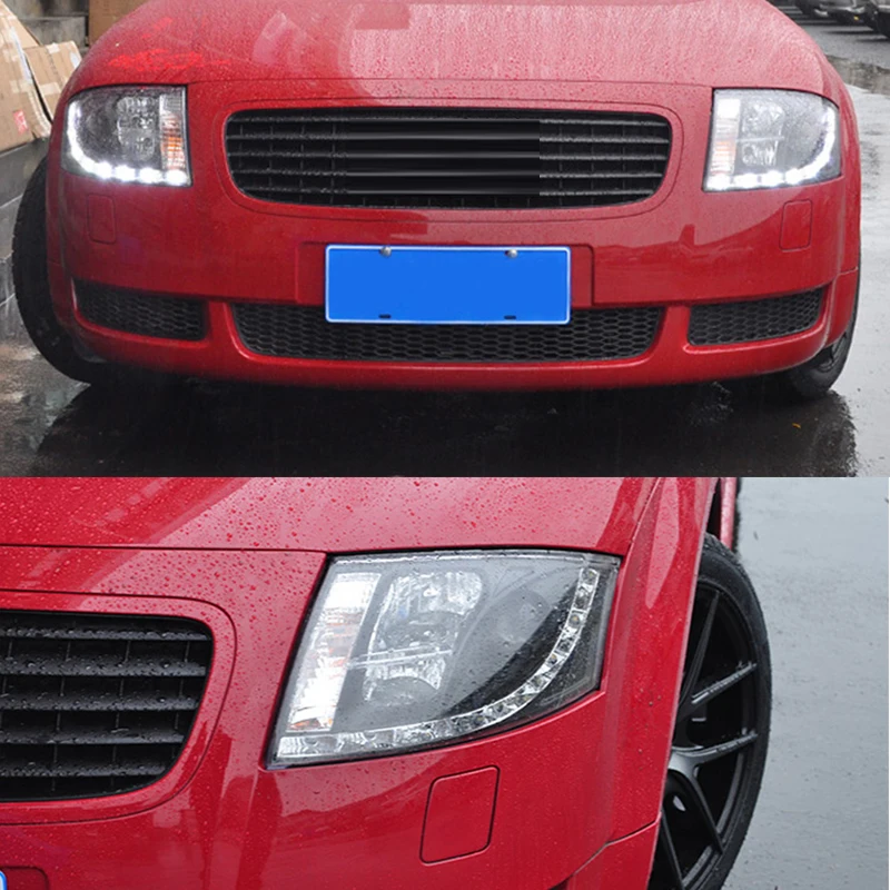 Roadot автомобильный стайлинг фары для Audi TT 1999-2006 Стайлинг светодиодный HID Rio