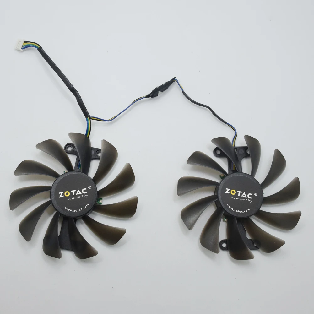 95 мм DC 12 В GTX 1070 1080 кулер для замены вентилятора Zotac AMP Edition видеокарты Охлаждающие