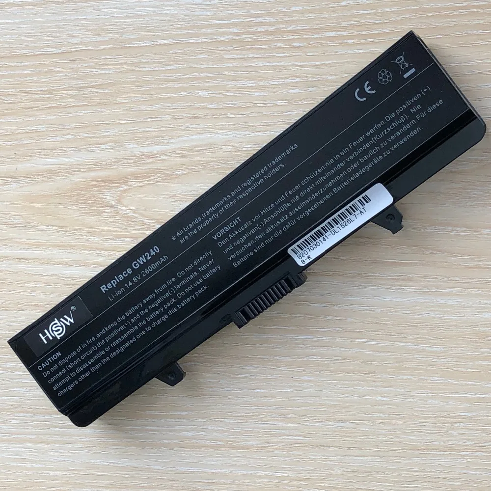 Аккумуляторная батарея 14 8 в для Dell Inspiron 1525 1526 1545 GW240 312 0625 RN873 X284G XR697|Аккумуляторы