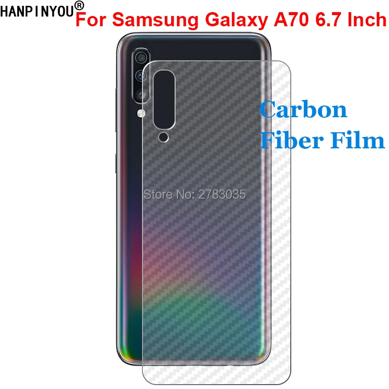 Для Samsung Galaxy A70 A705 6 7 &quotпрочная 3D защитная пленка из углеродного волокна с защитой