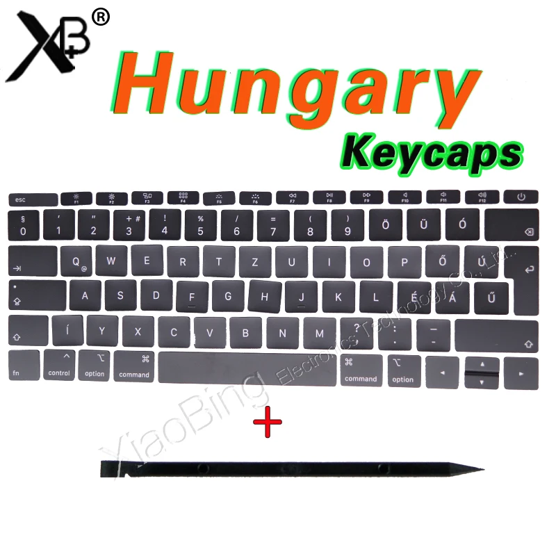 Новый ноутбук A1706 A1707 A1708 клавиши колпачки клавиш HU Венгрия для Macbook Pro Retina 13 &quot15&quot