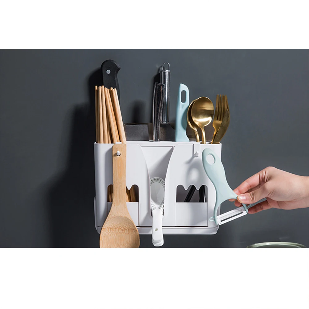 Knife Spoon Chopsticks Plastic Multifunction Storage Box Rack Cutlery Holder Kitchen Countertop Organizer | Дом и сад