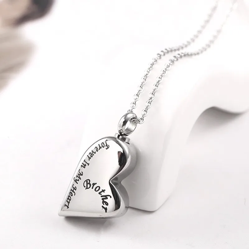 Ожерелье из нержавеющей стали от RIR Forever In My Heart ювелирные изделия для кремации