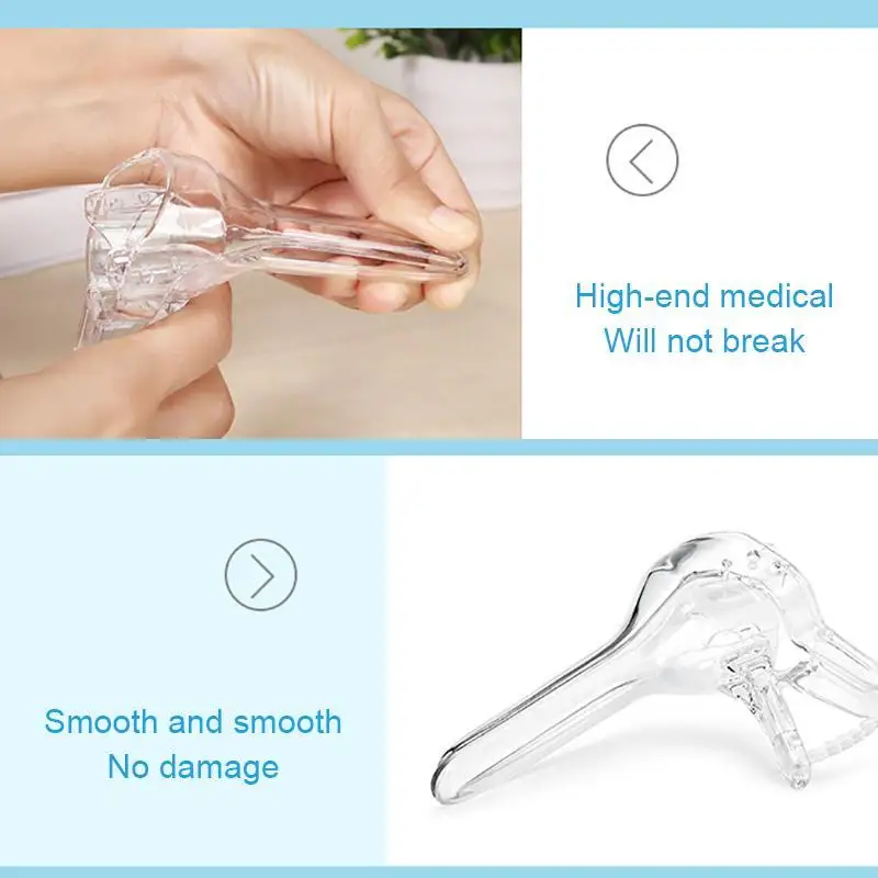 2 PCS Female Silicone Vaginal Dilator Gynecological Inflammation Self-examination Vaginoscope Expander S30 |