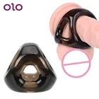 OLO Силиконовое эластичное кольцо для пениса, кольцо для пениса, секс-игрушки для мужчин, мужская привязная Задержка эякуляции для пениса, увеличение для мужчин t