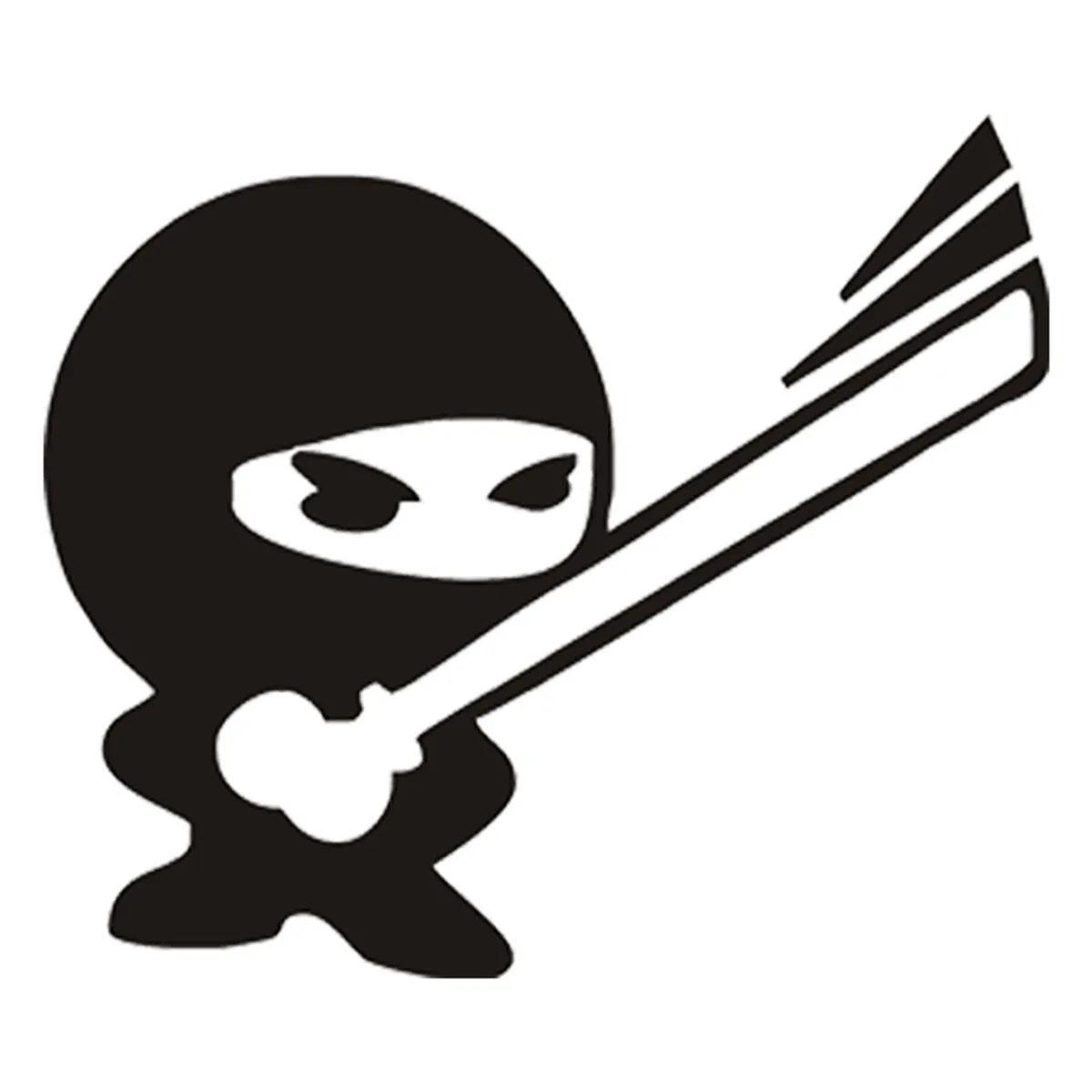 Прекрасные защищенные NINJAS наклейки для окон автомобиля бампер виниловая