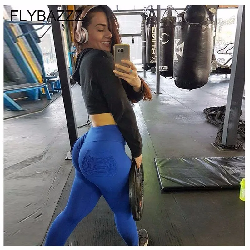 Women Solid Seamless Leggings High Waist Yoga Pants Woman Sport Training Tights Gym Fitness Leggings Booty Scrunch Workout Pants