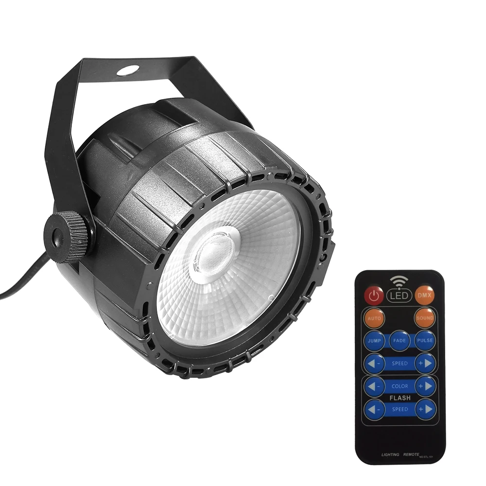 10 Вт RGB УФ COB светодиодный Par Светильник Беспроводной дистанционного Управление