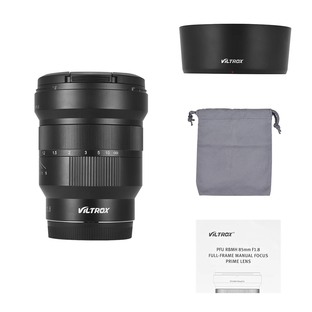 Viltrox PFU RBMH 85 мм F1.8 широкоугольный объектив с полной оправой ручная фокусировка