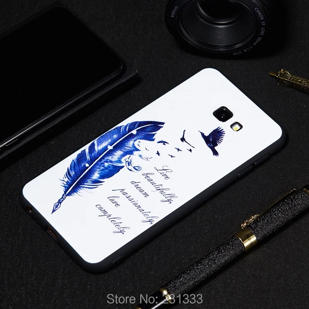 Мягкий чехол из ТПУ C-ku с объемным рисунком для Samsung Galaxy J4 Core J6 J7 Prime J5 J3 2017 A6 PLUS 2018 A8 A7