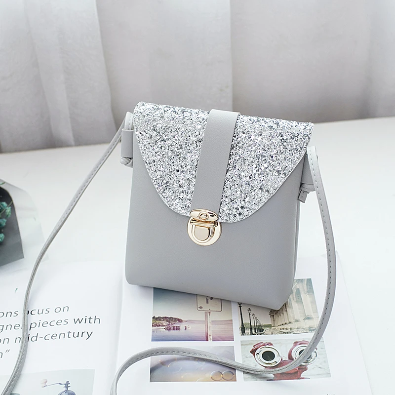 Vsen/женские небольшой bling сумка женская мини юбка для девочек сплошной цвет