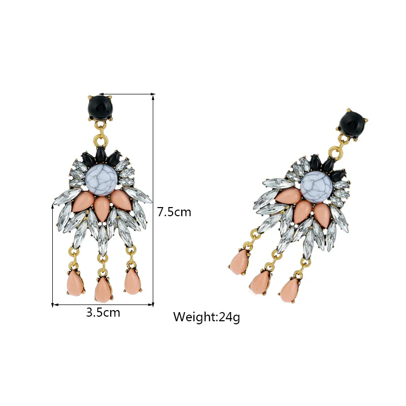 Гламур Модные женские серьги для женщин 2018 ручной работы Boucles Doreille Femme Циркон