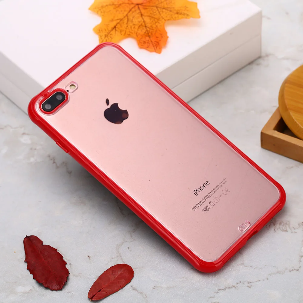 Чехол KISS мягкий прозрачный чехол для телефона iPhone 11 Pro XR XS Max 7 8 Plus разноцветный X 6 6S