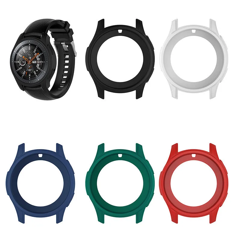 Мягкий силиконовый чехол из ТПУ для Samsung Gear S3 Frontier/Galaxy Watch 42 мм 46 мм|Ремешки часов| |