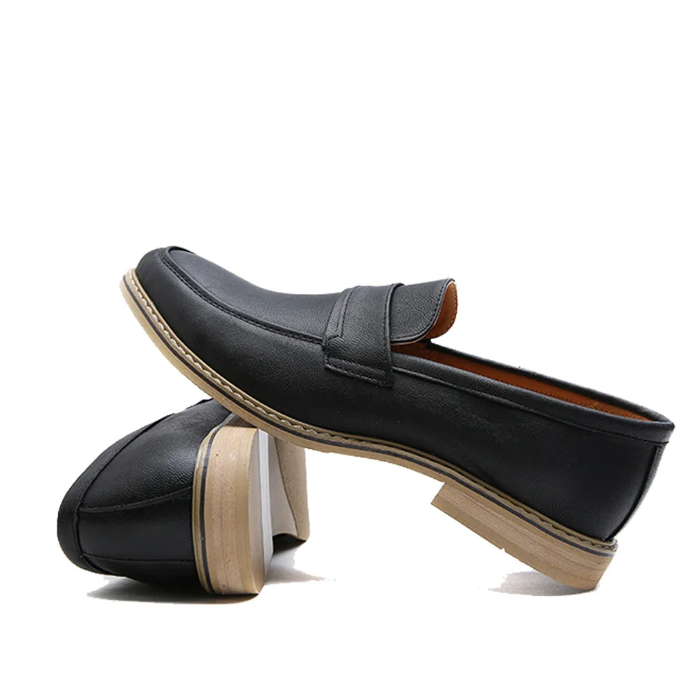 Oxfords Men Genuine Leather Brand Spring Autumn Men's Formal Shoes Dress Vintage Retro Shoe Elegant | Обувь