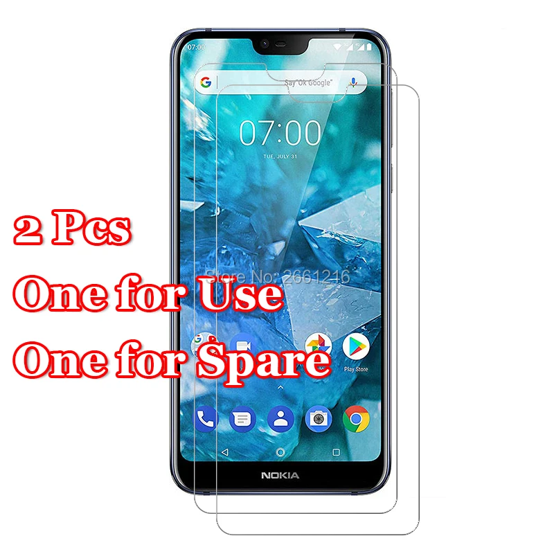 2 шт./лот для Nokia7.1 закаленное стекло 9H 2.5D Премиум защитная пленка экрана Nokia 7 1 TA 1085