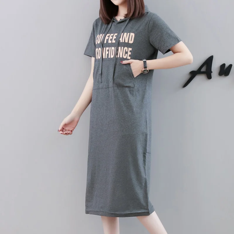 4XL 3XL платье длинное женское модное летнее с коротким рукавом милое карманами