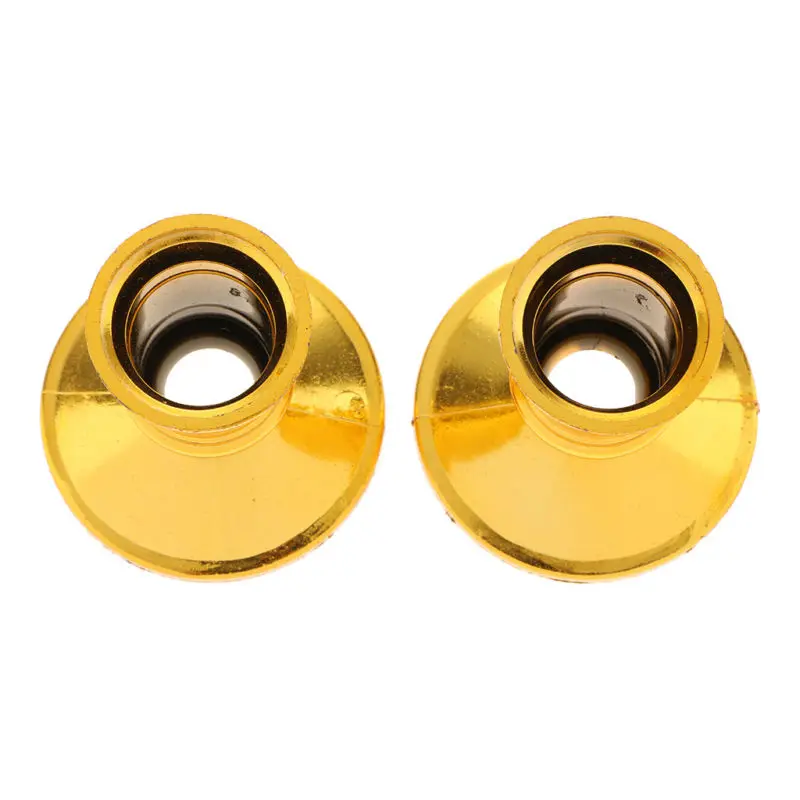 2X конусные Ретро подсвечники традиционной формы золотые винтажные Свадебные