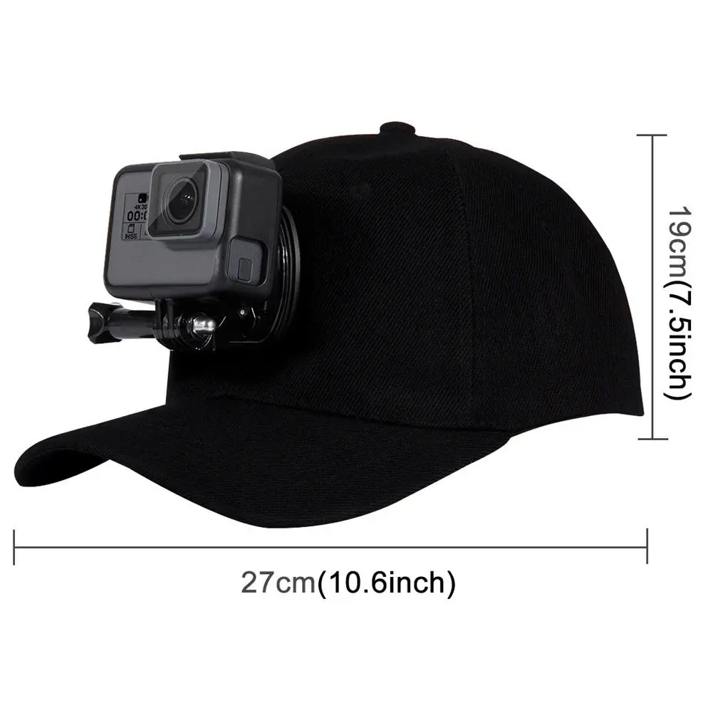 Для Go Pro Аксессуары для улицы Солнцезащитная шляпа Topi бейсболка с держателем