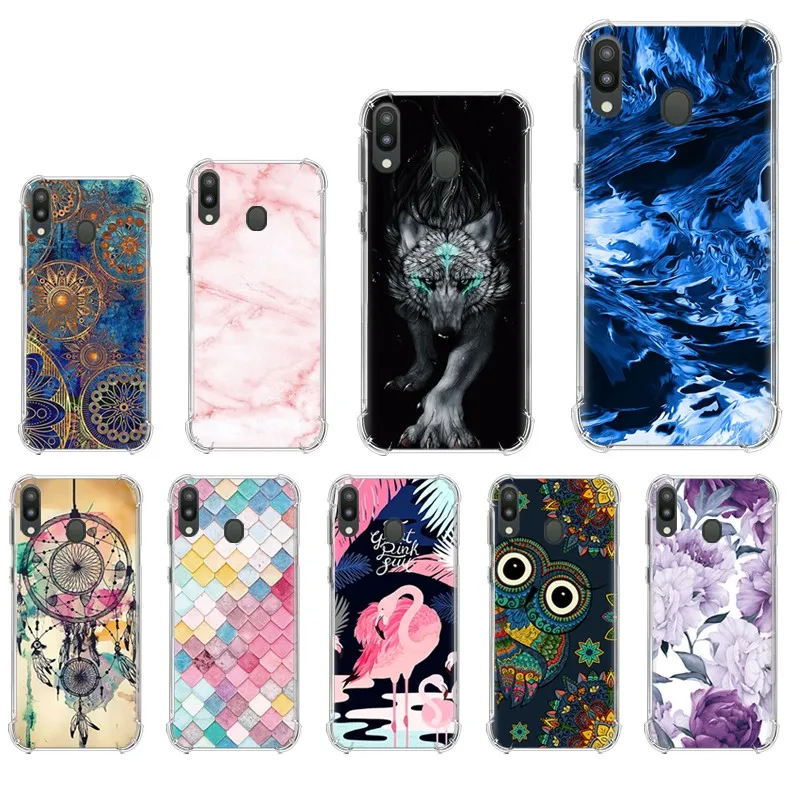 Anti-falling Phone Case For SAMSUNG GALAXY M20 Stylish Design Colorful Painted Back Cover |