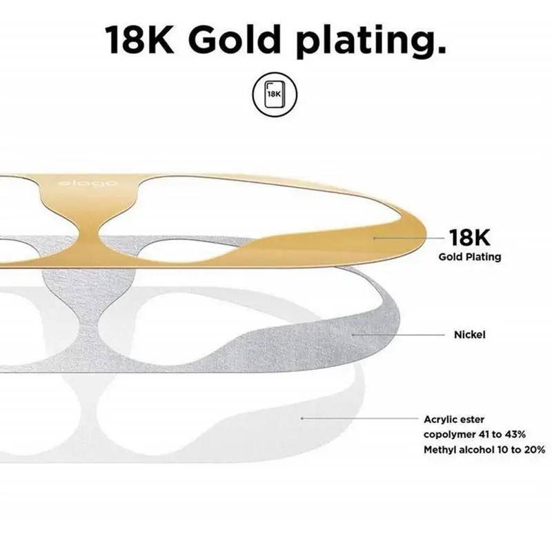 Металлическое покрытие гарнитура защита от пыли Защитная Наклейка для Apple AirPods 2