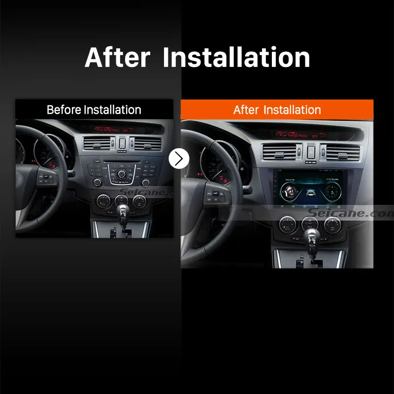 

Seicane, 2 Din, 9 , Android 9,1, GPS, Wi-Fi, , , Mazda 5, 2009, 2010, 2011, 4