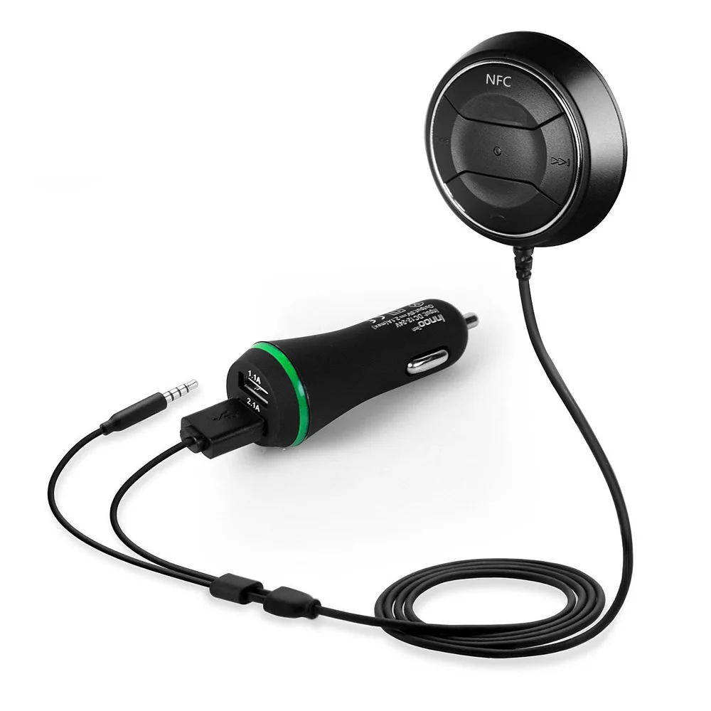 Bluetooth 4 0 автомобильный комплект свободные руки музыкальный ресивер с функцией NFC +