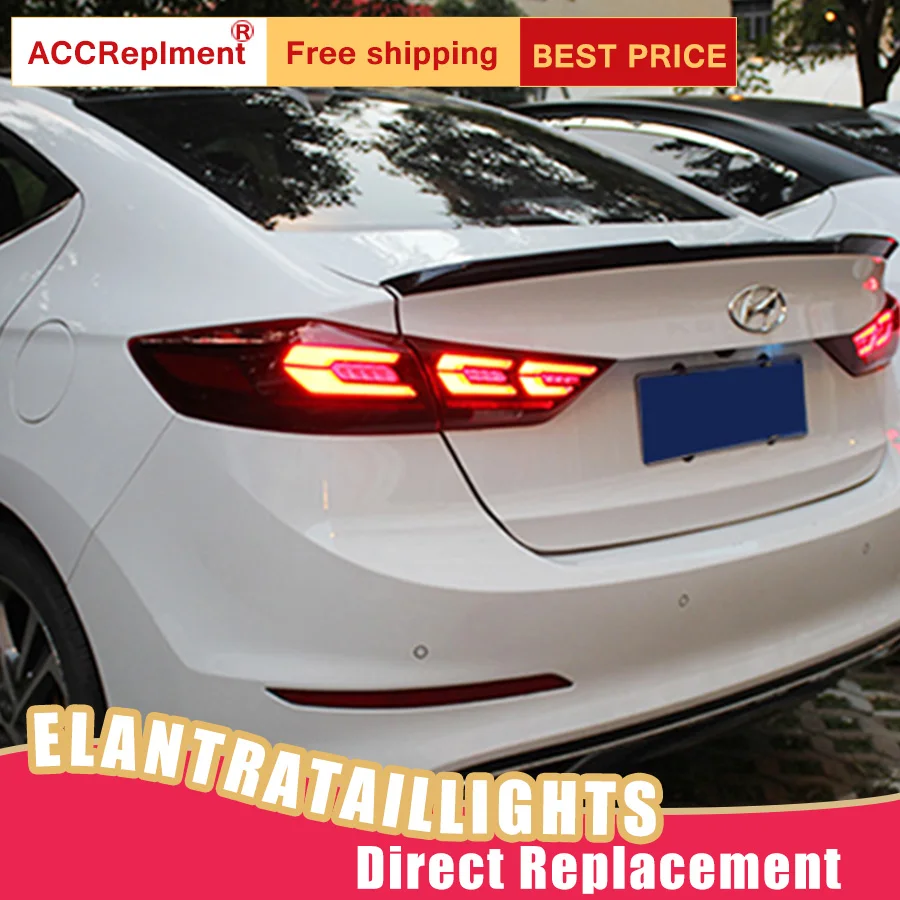 Новый светодиодный фонарь светильник s в сборе для Hyundai Elantra 2017-2018 задний