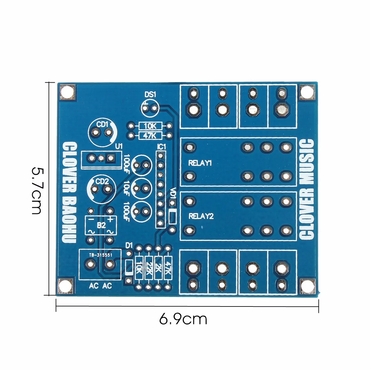 LEORY двойное реле 7812 + UPC1237 Защитная панель динамика модуль для 500 W Макс набор