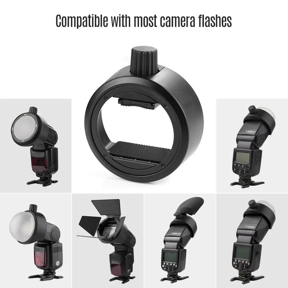 Godox S R1 Вспышка Speedlite круглая форма адаптер кольцо Крепление для V860II V850II TT685 TT600 Canon