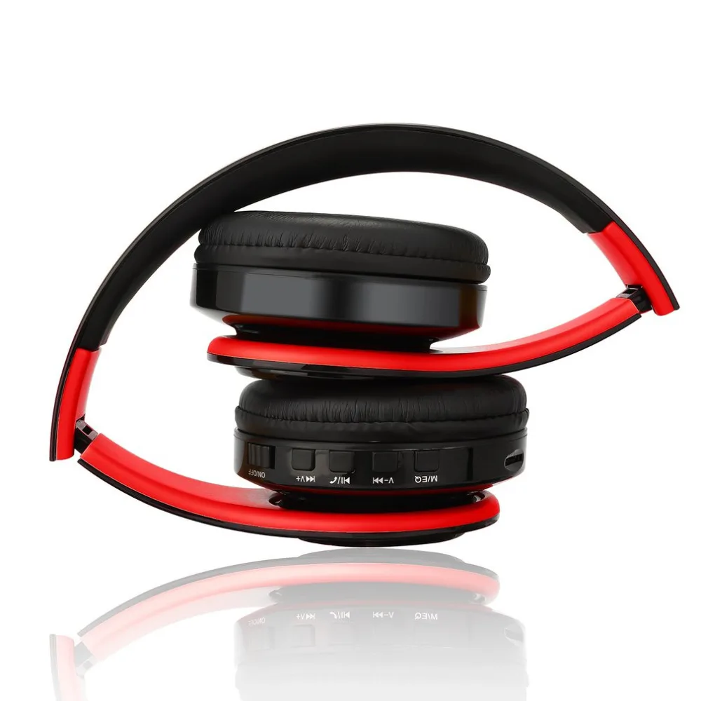 Лучшие Bluetooth наушники Складная Беспроводная гарнитура стерео с микрофоном Спорт