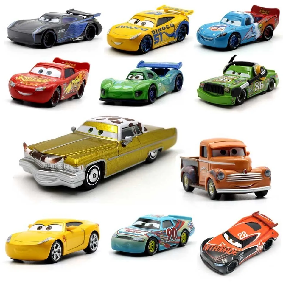 

Молния Mcqueen Pixar машина, 39 стилей, металлические Литые машинки, Disney 1:55, автомобиль, металлическая коллекция, игрушки для детей, подарок для мал...
