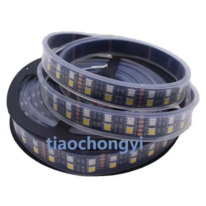 5 м 600 светодиодный 120 светодиодный/м двухрядный 5050 RGBW RGB белый гибкий светильник