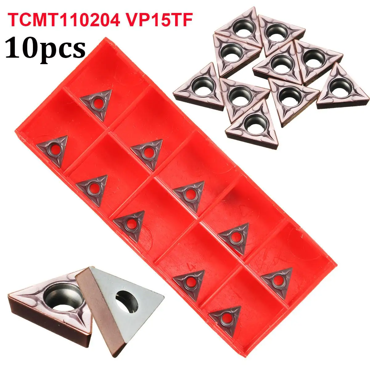 10 шт. TCMT110204 VP15TF / TCMT21.51 твердосплавные вставки токарный станок с ЧПУ|Токарный