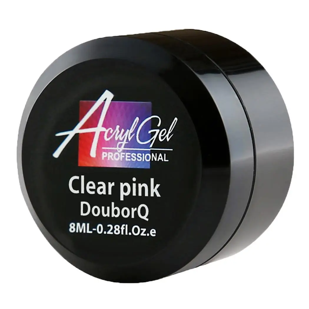 Builder Gel Poly for Nail Finger Extension Crystal 8ml Polish White Transparent Pink Nude | Красота и здоровье