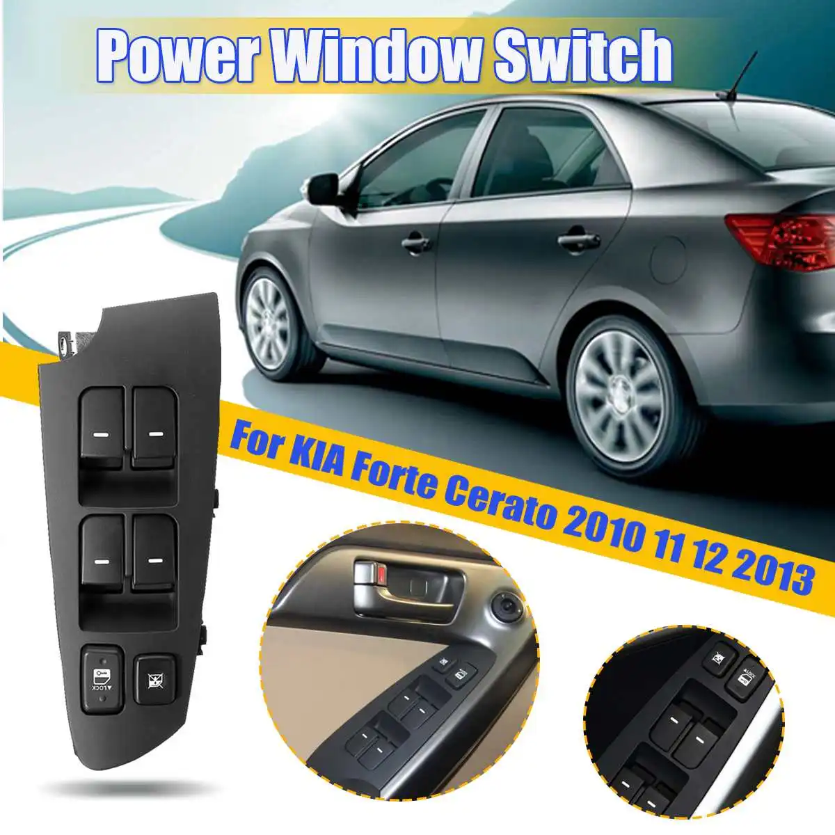Кнопка управления стеклоподъемником для KIA Forte Cerato 2010 2011 2012 2013 автомобильные
