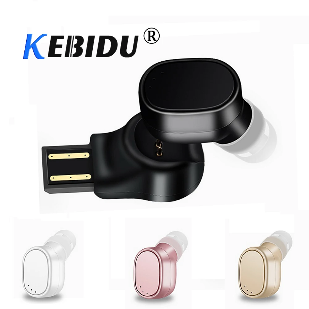 Беспроводные наушники Kebidu X12 BluetoothV4.1 Bluetooth с микрофоном магнитное зарядное USB