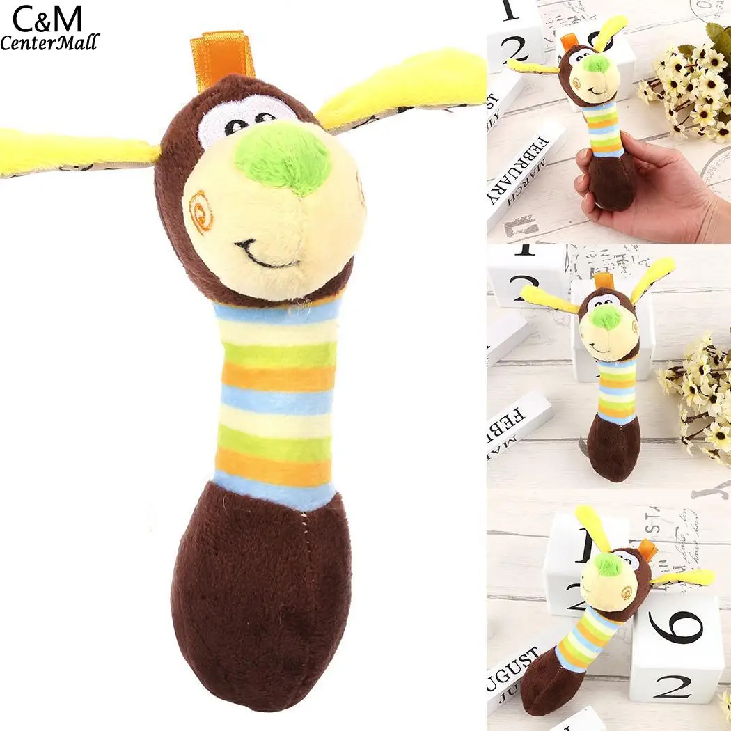 23g Синие игрушки плюшевые милые в форме животных звуковая собака кошка