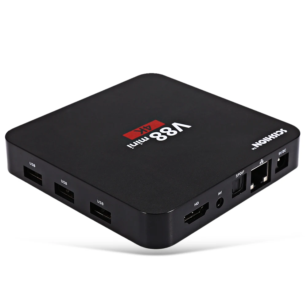 SCISHION V88 мини ТВ коробка 1 ГБ 8 RK3229 4 Core Android 6 0 HDMI 2 ГГц Wi Fi H.265 медиаплеер